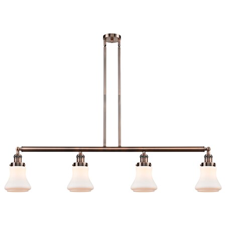 Innovations Lighting 4 Light Vintage Dimmable Led Adjustable Island Light 214-AC-S-G191-LED